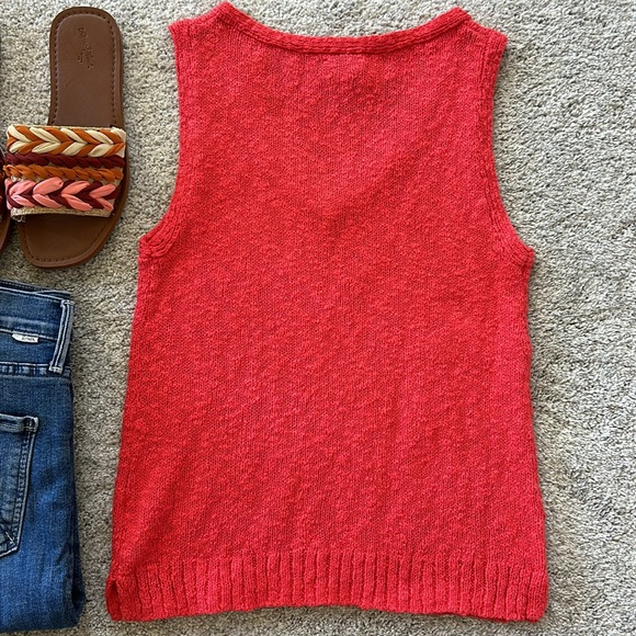 J. Crew V Neck Beach Sweater Tank - Picture 5 of 6